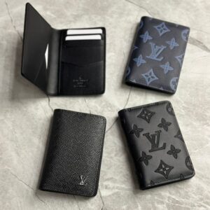 SainXAttire Premium Monogram Card Holder Wallet