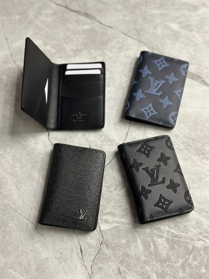 SainXAttire Premium Monogram Card Holder Wallet