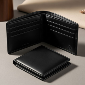 SainXAttire Premium Black Classic Leather Wallet for Men