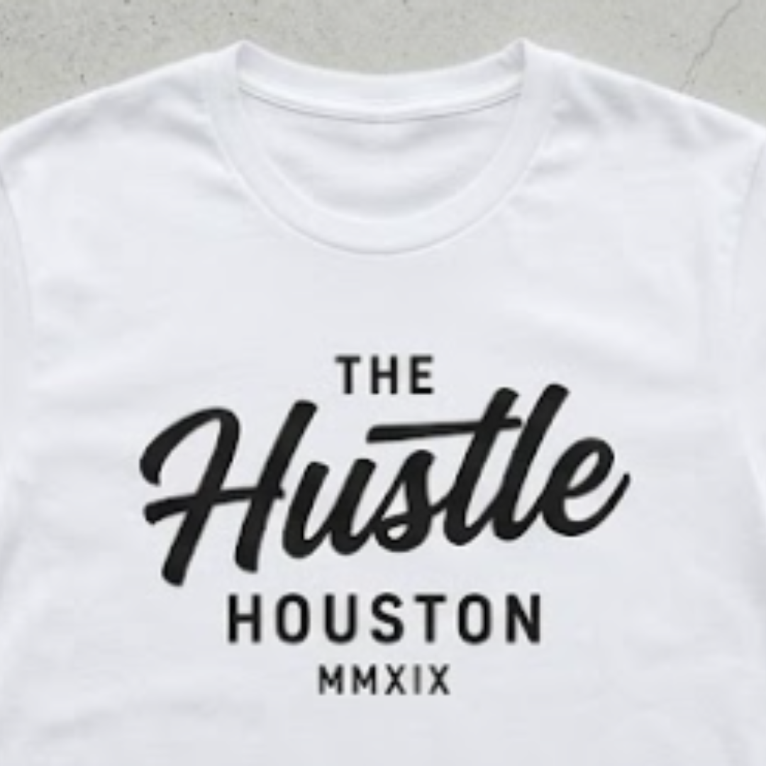SainXAttire The Hustle Houston Printed T-Shirt - Image 2
